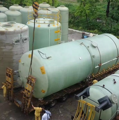 1000L 水平ガラス繊維FRPタンク 水油ガソリン酸アルカリ貯蔵
