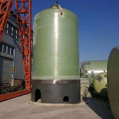 水平型ガラスの繊維酸塩基 FRP貯蔵タンク, FRP貯蔵タンク,ガラスの繊維化学タンク 高密度