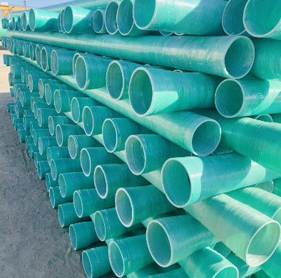100mm-4000mm 直径 FRPパイプ GRP 丸いパイプライン 高温耐性