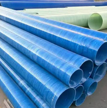 100mm-4000mm 直径 FRPパイプ GRP 丸いパイプライン 高温耐性
