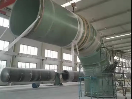 スムーズな丸い Grp Frp ガラス繊維強化プラスチックパイプ 300-2600mm直径