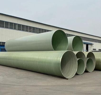 繊維ガラスを巻き込み 強化プラスチックパイプ 大直径 FRP 繊維ガラスのパイプ