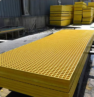 GRP FRP メッシュグリッティング 重用,ガラス繊維床グリッティング 耐腐食性