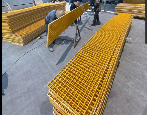 GRP ランドスケーピンググリッド Frp 鋳型グリッド 38x38mm 滑らない プール用