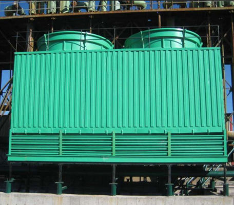 逆流/横流型 FRP 冷却塔 100-1000 トン 低ノイズ 防腐