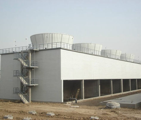 工業用水 FRP 冷却塔 GRP 反流と交流 10〜1000m3/h