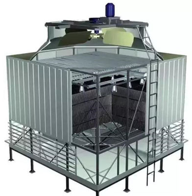 GRP FRP型円形冷却塔 500-1000 トン 急速な温度低下