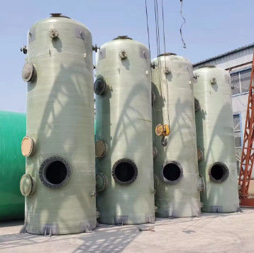 FRP素材 空気浄化 産業廃棄物ガス塔 GRP水ガススクリッピングタワー