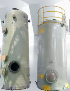 FRP素材 空気浄化 産業廃棄物ガス塔 GRP水ガススクリッピングタワー
