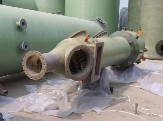 繊維強化プラスチックFRP廃棄物ガス浄化塔 スクリーパーガス吸収