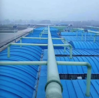 FRP 雨カバー FRP 下水池 弧形カバー 臭いの収集 密封された排気ガス弧 臭いの防止