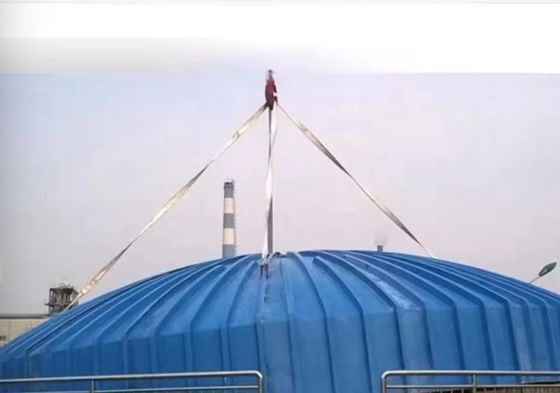 FRP 雨カバー FRP 下水池 弧形カバー 臭いの収集 密封された排気ガス弧 臭いの防止