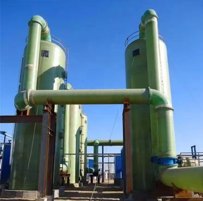 オーダーメイド厚い発電所 煙草ガス脱硫塔 FRP 排気ガス洗浄機