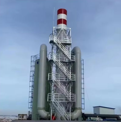 FRP GRP脱硫洗浄機 湿塵収集機 廃棄物ガス洗浄機 吸収柱