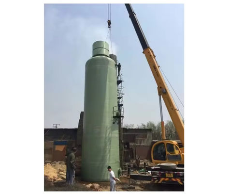 FRP GRP脱硫洗浄機 湿塵収集機 廃棄物ガス洗浄機 吸収柱