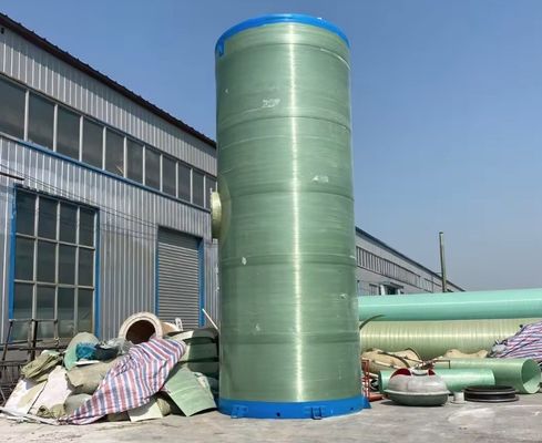 IP68 インテリジェント GRP FRP パンプ ステーション ガラス繊維埋葬 パンプ ステーション プリファブ 設置