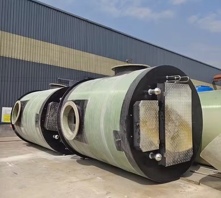 集成型GRPFRPプリファブポンプステーション