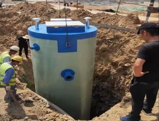 地下統合FRPポンプステーション 完全に自動化された下水道ポンプステーション