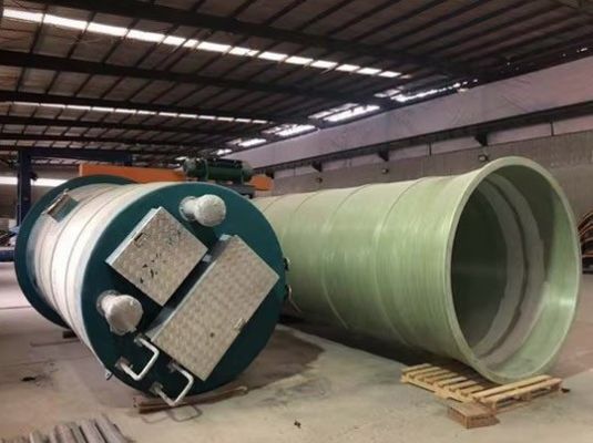 地下統合FRPポンプステーション 完全に自動化された下水道ポンプステーション