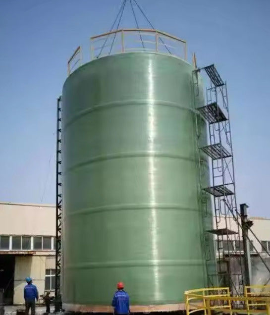 パーソナライズされたGRP垂直水平FRPタンク HCl マリックタートリックベンゾ酸貯蔵