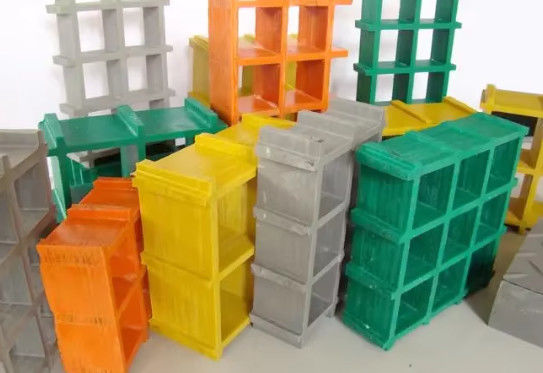 パーソナライゼーション Frp 格子 歩道 バンニング ガラス繊維強化 プラスチック格子 プラットフォームのために鋳造