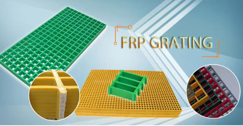 GRP FRP メッシュグリッティング 重用,ガラス繊維床グリッティング 耐腐食性