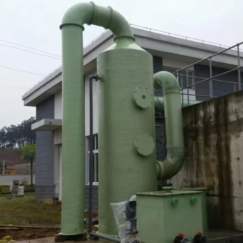 ガラス繊維FRP酸霧吸収塔 GRP HCL塩化水素酸貯蔵容器